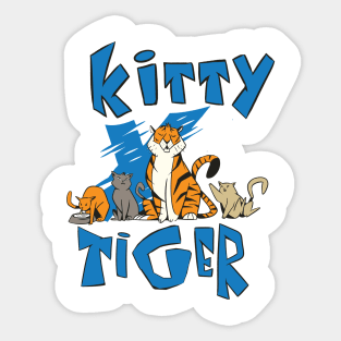 Big cat tiger Sticker